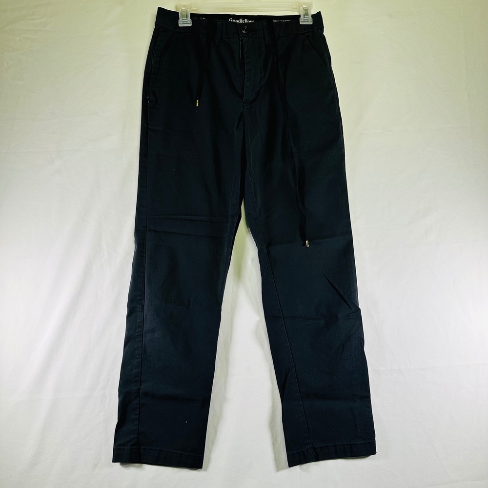 Goodfellow and Co Boys Black Dress Pants 28 x 30 Added Stretch Hennepin‎ Tech
